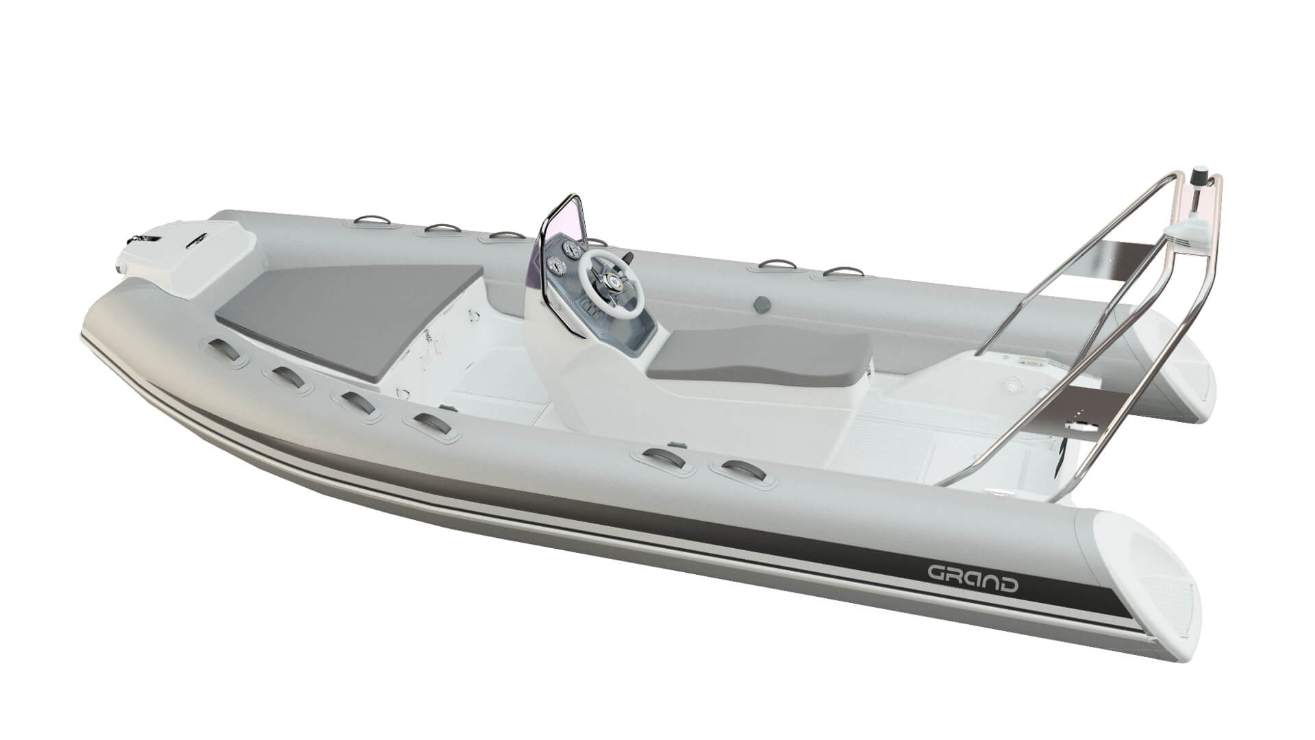 Надувная лодка с жестким дном GRAND Silver Line S520S, Надувная лодка GRAND Silver Line S520SF, GRAND Silver Line S520S, GRAND Silver Line S520SF, GRAND S520S, GRAND S520SF, GRAND S520, Надувная лодка GRAND, Надувная лодка ГРАНД, Надувная лодка с жестким дном, RIB, Rigid Inflatable Boats