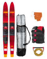 Allegre 59" Combo Waterski Package Red JOBE, 208817005, Воднолыжный комплект, Воднолыжный комплект Jobe, Водные лыжи, водные лыжи Jobe, Water Ski, Water Ski Package, Водные лыжи для новичков, лыжи для среднего уровня, лыжи для среднего уровня катания, лыжи комбо, лыжный слалом, начальный уровень