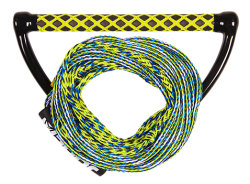 Wake Combo Prime Yellow JOBE, 211317015, JOBE 211317015, Рукоятка и буксировочный фал для вейкборда, Рукоятка и фал для вейкборда, фал для вейкборда, трос для вейкборда, фал для вейка, нетонущий фал