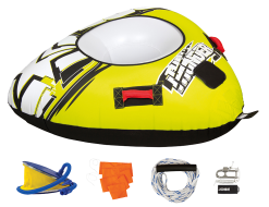 Thunder Towable Package 1P JOBE, Jobe 238814003, 238814003, Thunder Package JOBE, Jobe Thunder Package, Jobe, Надувной буксируемый водный аттракцион, буксируемый надувной водный аттракцион, надувной водный аттракцион, водный аттракцион, буксируемый водный аттракцион, буксируемый аттракцион, водный аттракцион Jobe, одноместная плюшка, плюшка, Надувной буксируемый водный аттракцион комплект