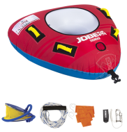 Thunder Towable Package 1P JOBE, 238817004, Надувной буксируемый водный аттракцион, буксируемый надувной водный аттракцион, надувной водный аттракцион, водный аттракцион, буксируемый водный аттракцион, буксируемый аттракцион, водный аттракцион Jobe, одноместная плюшка, плюшка, Надувной буксируемый водный аттракцион комплект