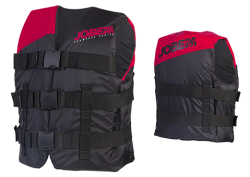 Progress Nylon Vest Youth Red JOBE, 244815006, Жилет страховочный детский, Жилет страховочный, Жилет спасательный подростковый, Жилет страховочный подростковый