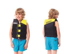 Nylon Vest Youth Yellow JOBE, 244817373, Жилет страховочный детский, Жилет страховочный, Жилет спасательный подростковый, Жилет страховочный подростковый