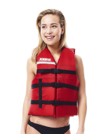 Universal Vest Red JOBE, 244817578, Жилет спасательный унисекс, Жилет страховочный unisex, Жилет страховочный, Жилет спасательный