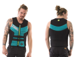 Segmented Vest Teal Blue Men JOBE, Vest Men JOBE, 244918102, JOBE 244918102, Жилет страховочный мужской, Жилет страховочный, Жилет спасательный, водный жилет