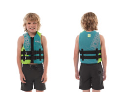 Neoprene Vest Youth Teal Blue JOBE, Vest Youth JOBE, 244918301, JOBE 244918301, Жилет страховочный детский, Жилет страховочный, Жилет спасательный подростковый, Жилет страховочный подростковый, детский страховочный жилет, детский жилет для плавания