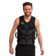 Premium Neoprene Life Vest Men Black JOBE, Vest Men JOBE, 244923013, JOBE 244923013, Жилет страхувальний чоловічий, Жилет страхувальний, Жилет рятувальний, Жилет страховочный мужской, Жилет страховочный, Жилет спасательный, водный жилет