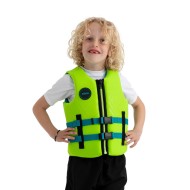 Neoprene Vest Youth Lime Green JOBE, 244925003, Жилет страховочный детский, Жилет страховочный, Жилет спасательный подростковый, Жилет рятувальний підлітковий, Жилет рятувальний дитячий, Жилет страховочный подростковый