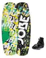 Paradox Green Junior Wakeboard + Vanity Bindings Set JOBE, Детский вейкборд с креплением, Детский вейкборд + крепление, Комплект для вейкбординга, Комплект для вейкборда для детей, вейк, Детский вейкборд, Доска для вейкбординга, Wakeboard, вейкборд Jobe, Wakeboard Jobe, Paradox Green + Vanity Bindings 4/7 JOBE, Paradox Green Wakeboard, Jobe 278814011