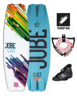 Cult 138 & Maze Package JOBE, Cult 138 Wakeboard Package JOBE, 278815001, Jobe 278815001, Cult 138 Package + Maze Bindings JOBE, Вейкборд с креплением, Вейкборд + крепление, Комплект для вейкбординга, Комплект для вейкборда, вейк, вейкборд, Wakeboard, вейкборд Jobe, Wakeboard Jobe, вейкборд для начального уровня