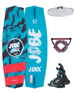Jinx Wakeboard Package 128 JOBE, Jinx 128 Junior Wakeboard Package JOBE, JOBE 278817017, 278817017, Jinx Junior Wakeboard Package JOBE, Комплект для вейкбординга, Вейкборд + крепление, Комплект для вейкборда, вейк, вейкборд, Wakeboard, вейкборд Jobe, Wakeboard Jobe, вейк и крепление, вейкборд с креплением