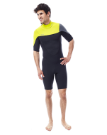 Perth Shorty 3/2mm Yellow JOBE, Perth Shorty 3/2mm Yellow Wetsuit Men JOBE, 303617151, Гидрокостюм, Гидрокостюм мокрый, Гидрокостюм неопреновый мужской, Гидрокостюм неопреновый jobe, Гидрокостюм мужской короткий, Гидрокостюм мужской Jobe