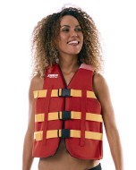 Heavy Duty Vest Red JOBE, Vest Red JOBE, 442418001, JOBE 442418001, Жилет спасательный унисекс, Жилет страховочный unisex, Жилет страховочный, Жилет спасательный, спасательный жилет для коммерческого использования