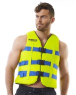 Heavy Duty Vest Yellow JOBE, Vest Yellow JOBE, 442418003, JOBE 442418003, Жилет спасательный унисекс, Жилет страховочный unisex, Жилет страховочный, Жилет спасательный, спасательный жилет для коммерческого использования