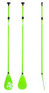 SUP Paddle Fiberglass 3pc Green JOBE, JOBE 486717412, 486717412, Paddle SUP JOBE, SUP Paddle, SUP, все для SUP, весло, весло для SUP, весло не тонет, весло из стекловолокна