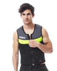 Hybrid Comp Vest Men Lime JOBE, 554017004, Жилет страховочный мужской, Жилет страховочный, Жилет спасательный