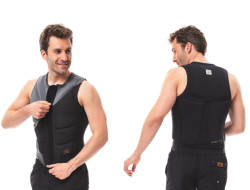 Comp Vest Zipper Men Graphite Grey JOBE, Vest Men JOBE, 554018007, JOBE 554018007, Жилет страховочный мужской, Жилет страховочный, Жилет спасательный, водный жилет