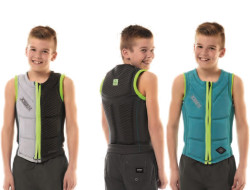 Reversible Comp Vest Zipper Teal Blue|Silver Grey Youth JOBE, 554018008, JOBE 554018008, Жилет страховочный детский, Жилет страховочный, Жилет спасательный подростковый, Жилет страховочный подростковый, двухсторонний страховочный жилет, детские жилеты JOBE
