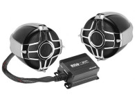 BOSS Marine MC440B, BOSS MC440B, MC440B, BOSS Audio MC440B, Boss Audio Systems MC440B, BOSS Audio Marine MC440B, аудиосистема для мотоцикла, аудиосистема на мотоцикл, музыка на мотоцикл, BLUETOOTH 600 WATTS MAX POWER ALL-TERRAIN SPEAKER AND AMPLIFIER SYSTEM