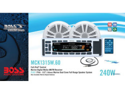 BOSS Audio Marine MCK1315W.60, BOSS Marine MCK1315W.60, BOSS Audio Systems MCK1315W.60, BOSS Audio MCK1315W.60, BOSS MCK1315W.60, MCK1315W.60, морская магнитола, BOSS Audio Systems, BOSS Audio, BOSS Marine, магнитола BOSS Marine, морская магнитола BOSS