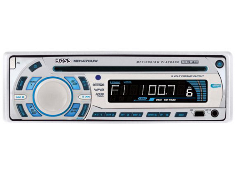 BOSS Audio Marine MR1470UW, BOSS Marine MR1470UW, BOSS Audio Systems MR1470UW, BOSS Audio MR1470UW, BOSS MR1470UW, MR1470UW, морская магнитола, BOSS Audio Systems, BOSS Audio, BOSS Marine, магнитола BOSS Marine, морская магнитола BOSS